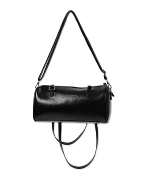 ダブルポケットPUボストンバッグ