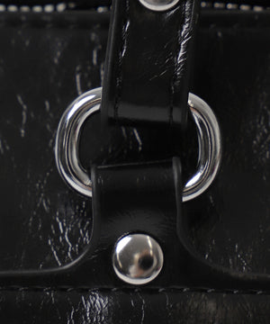 ダブルポケットPUボストンバッグ