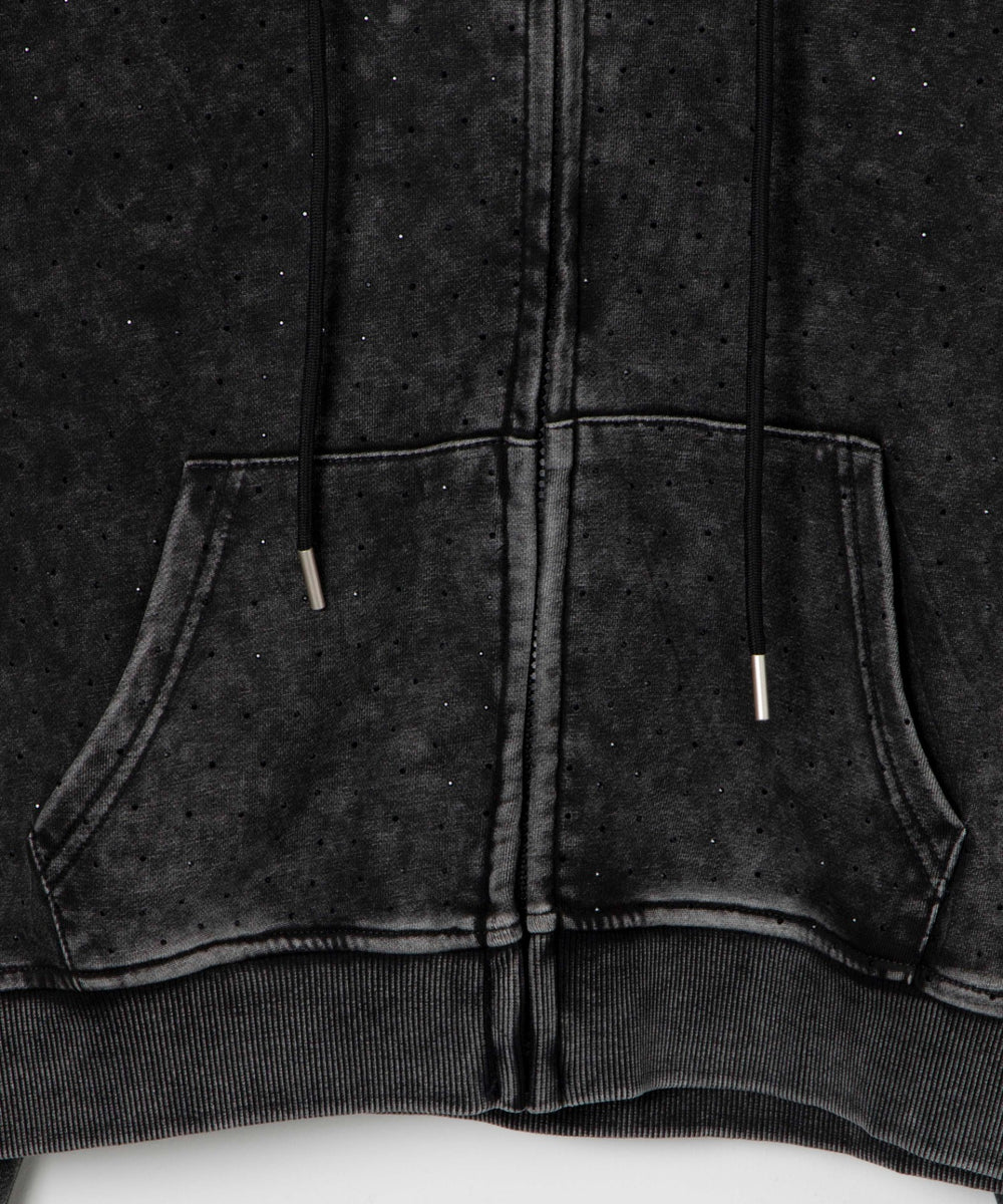 ピグメントビジューZIPパーカー