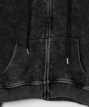 ピグメントビジューZIPパーカー