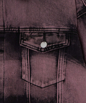 オーバーダイカラーデニムジャケット