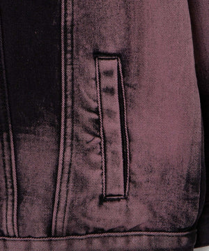 オーバーダイカラーデニムジャケット