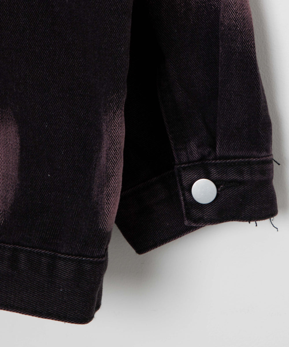 オーバーダイカラーデニムジャケット