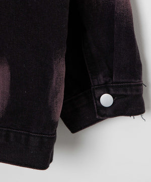 オーバーダイカラーデニムジャケット