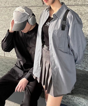 グレー モデル：154㎝ FREE着用