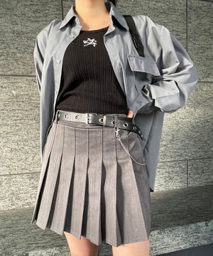 グレー モデル：154㎝ FREE着用