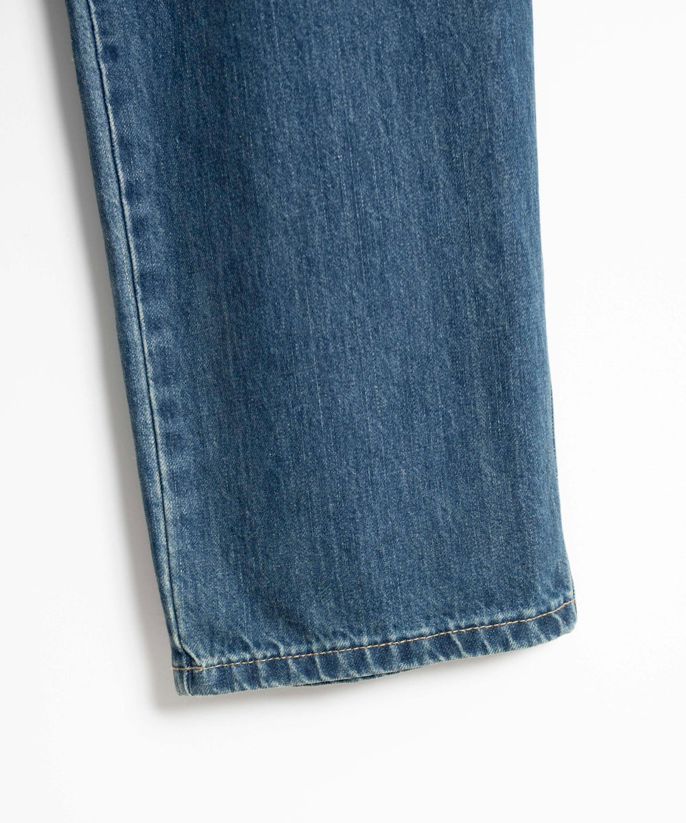 ドラゴン刺繍デニムパンツ