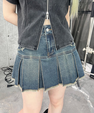 デニム中濃色 モデル：159㎝ S着用