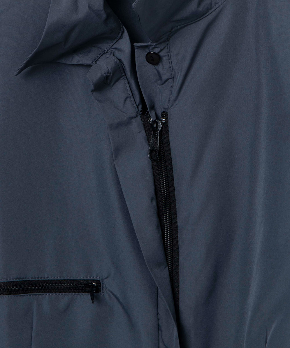 クロップドZIPデザインシャツ