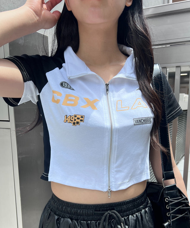 トップス rinta トップス rinta rienda | 【WEB限定】ZIPシャツKnit TOP (ニット