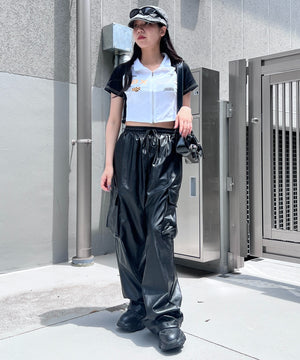 ホワイト モデル：154㎝ FREE着用