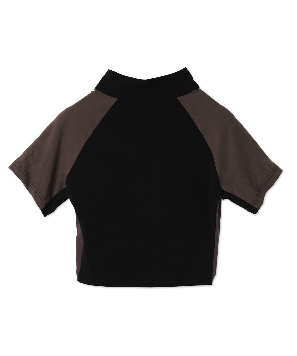 フロントZIPレーシングトップス