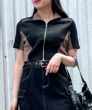 ブラウン モデル：154㎝ FREE着用