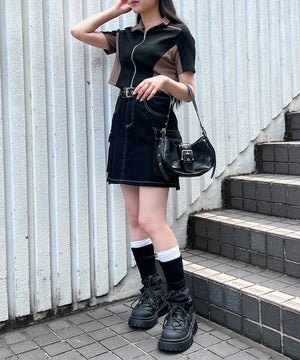 ブラウン モデル：154㎝ FREE着用