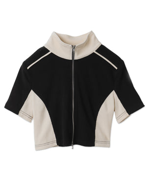 バイカラートラックトップス