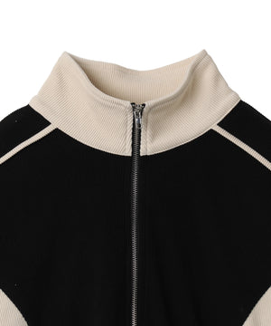 バイカラートラックトップス