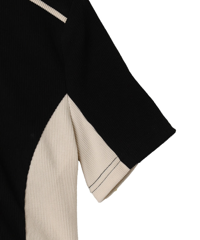 バイカラートラックトップス