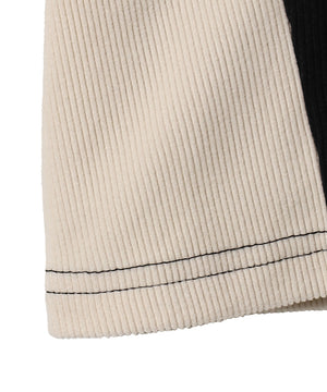 バイカラートラックトップス