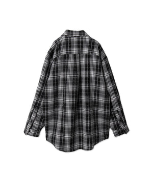 ビジューチェックシャツ