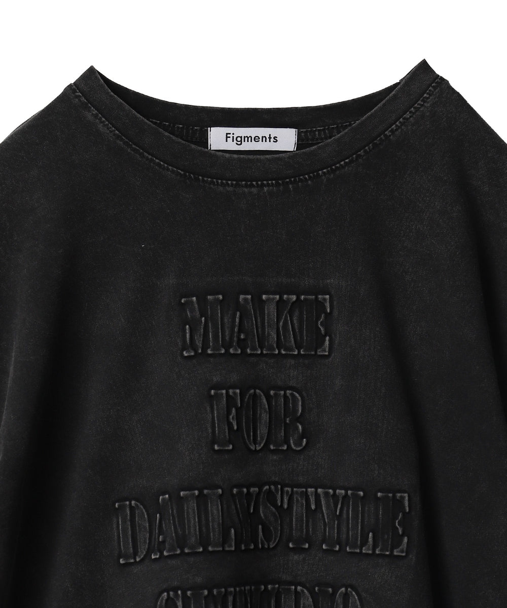 ピグメントエンボスビッグTシャツ
