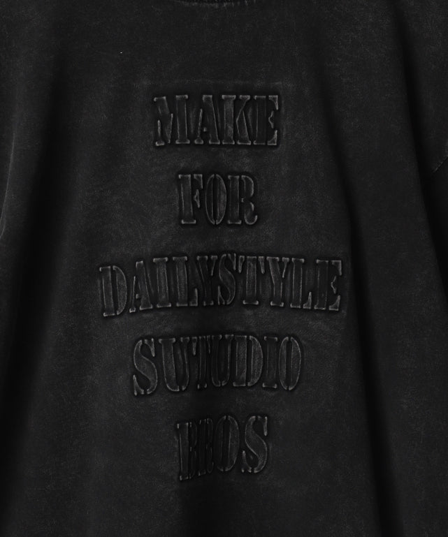 ピグメントエンボスビッグTシャツ