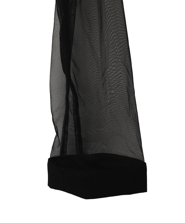 オーガンジースリーブデザインシャツ