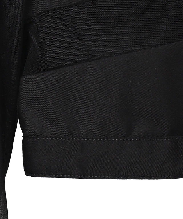 オーガンジースリーブデザインシャツ