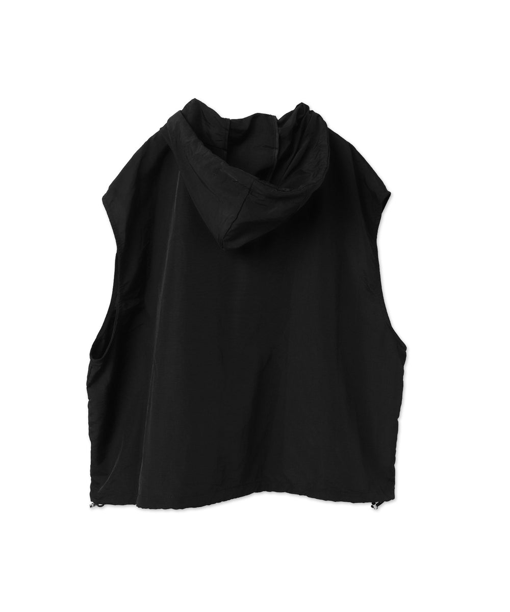 ナイロンZIPパーカーベストセットアップ