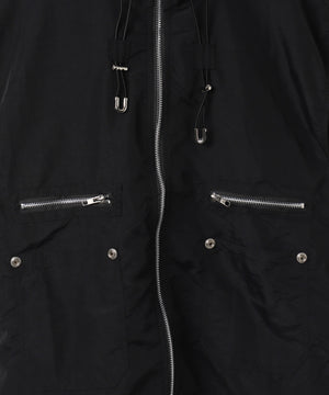 ナイロンZIPパーカーベストセットアップ