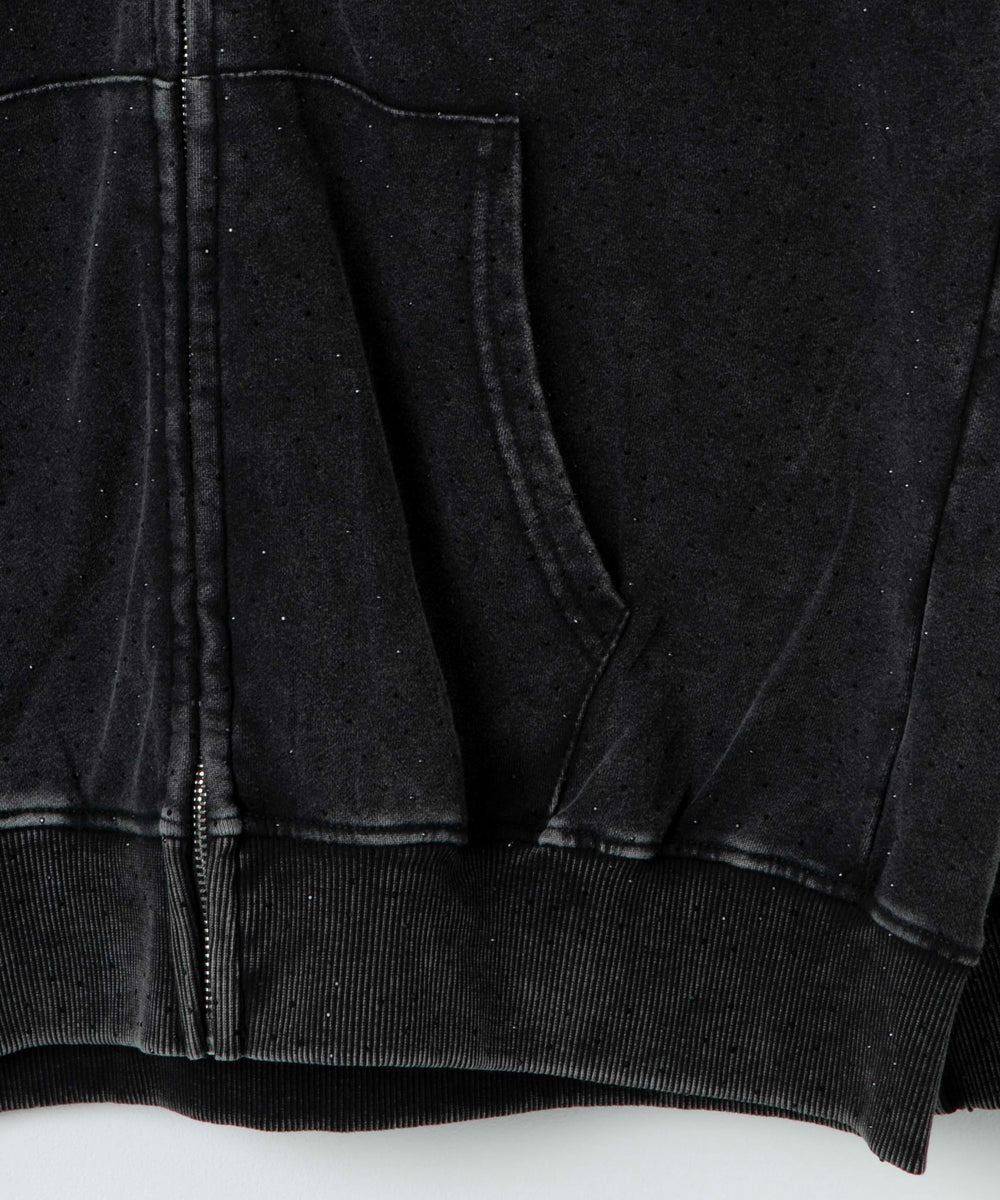 スーパービッグビジューZIPパーカー