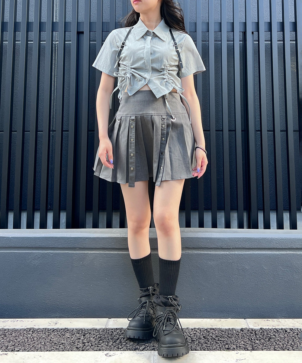 グレー モデル：154㎝ FREE着用