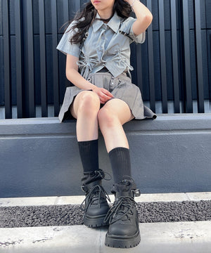 グレー モデル：154㎝ FREE着用