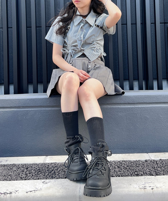 グレー モデル：154㎝ FREE着用