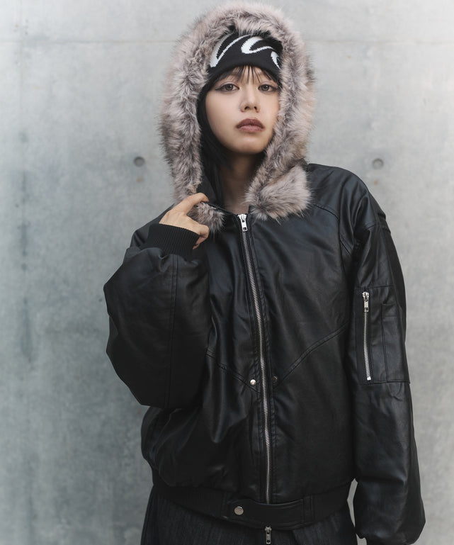 N2B合皮ジャケット