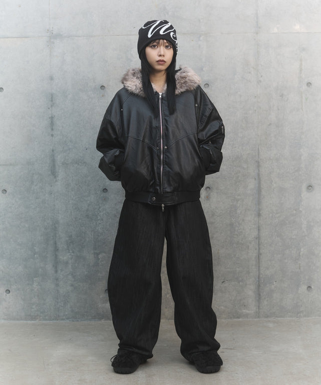 N2B合皮ジャケット