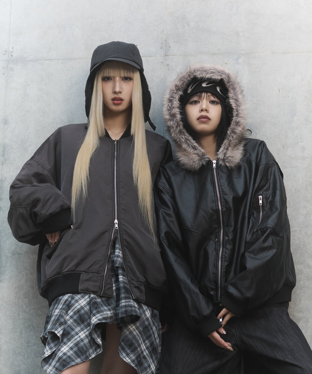 N2B合皮ジャケット