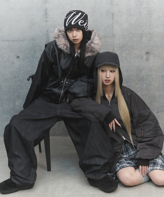 N2B合皮ジャケット