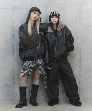 N2B合皮ジャケット