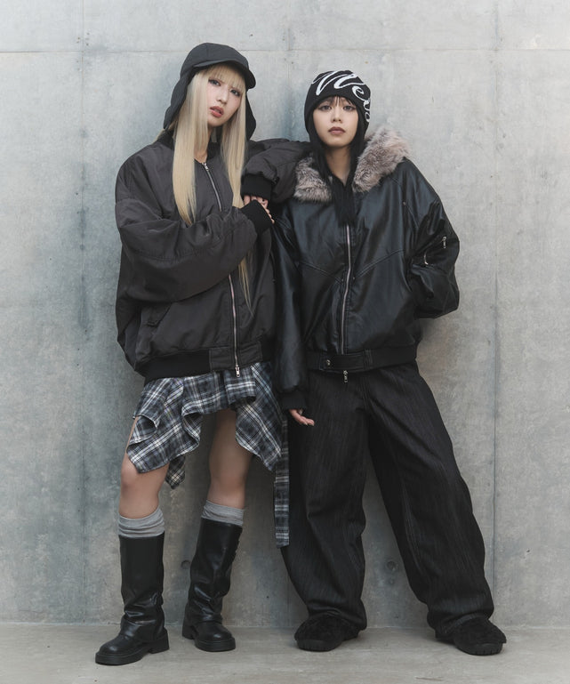 N2B合皮ジャケット