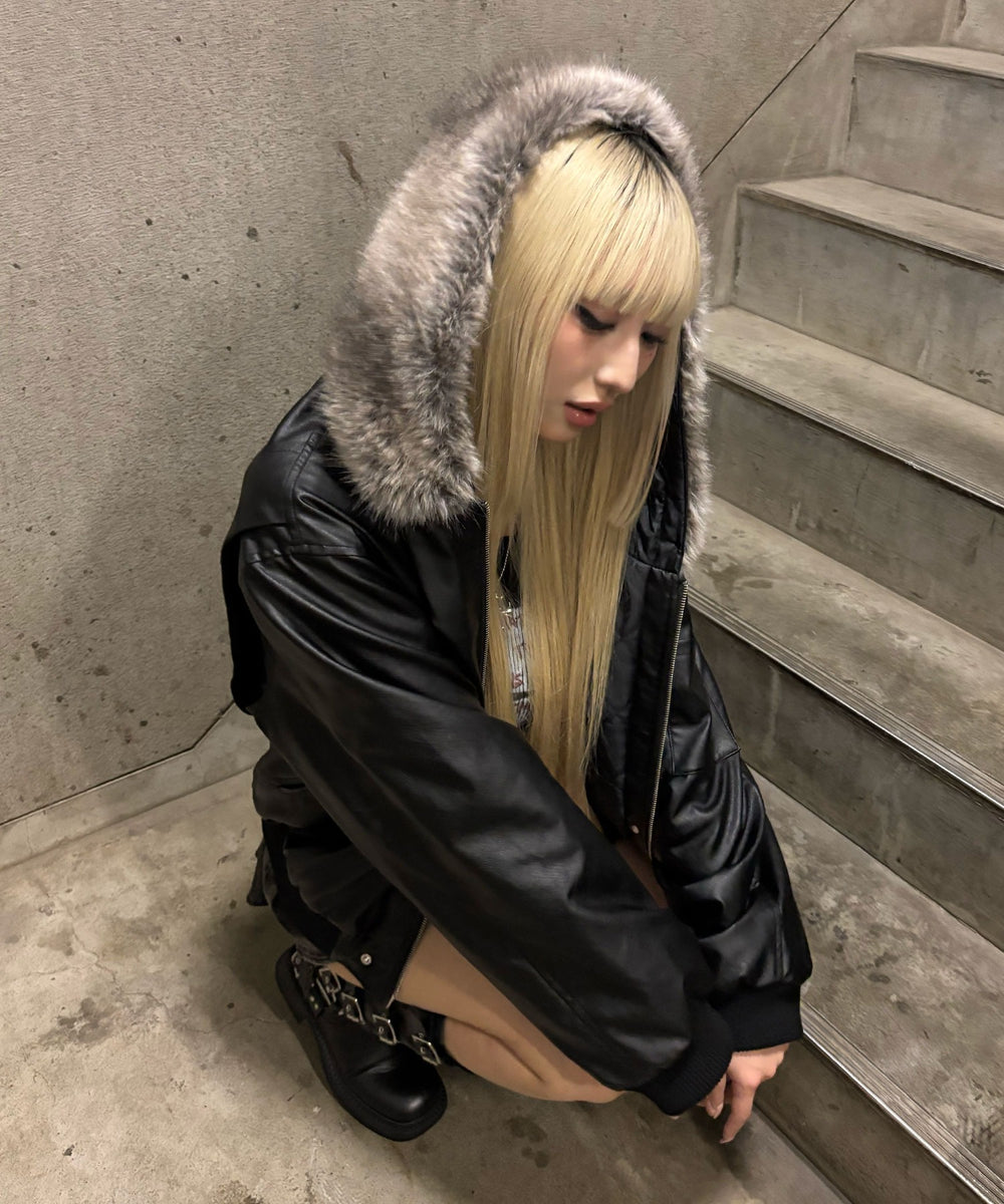 ブラック モデル：167㎝ FREE着用