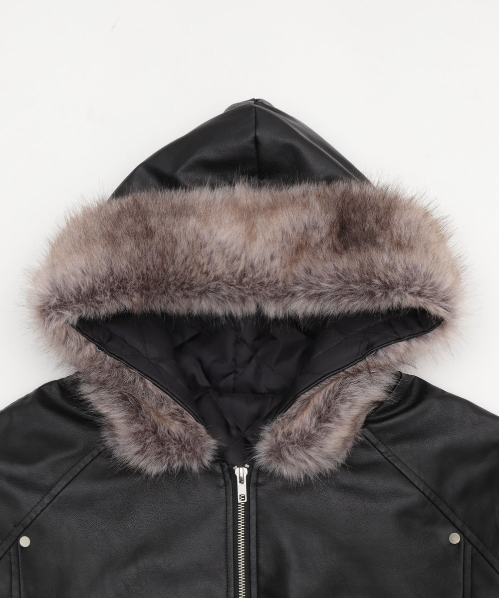 N2B合皮ジャケット