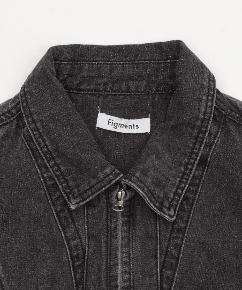 80'sライクデニムボンバーブルゾン