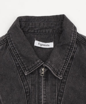 80'sライクデニムボンバーブルゾン