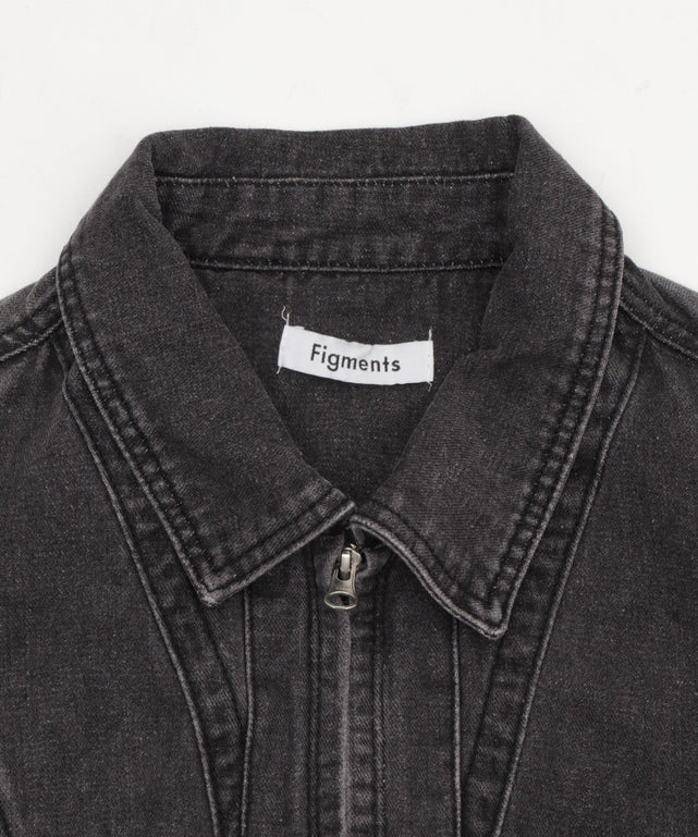 80'sライクデニムボンバーブルゾン