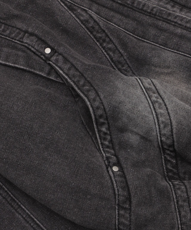 80'sライクデニムボンバーブルゾン