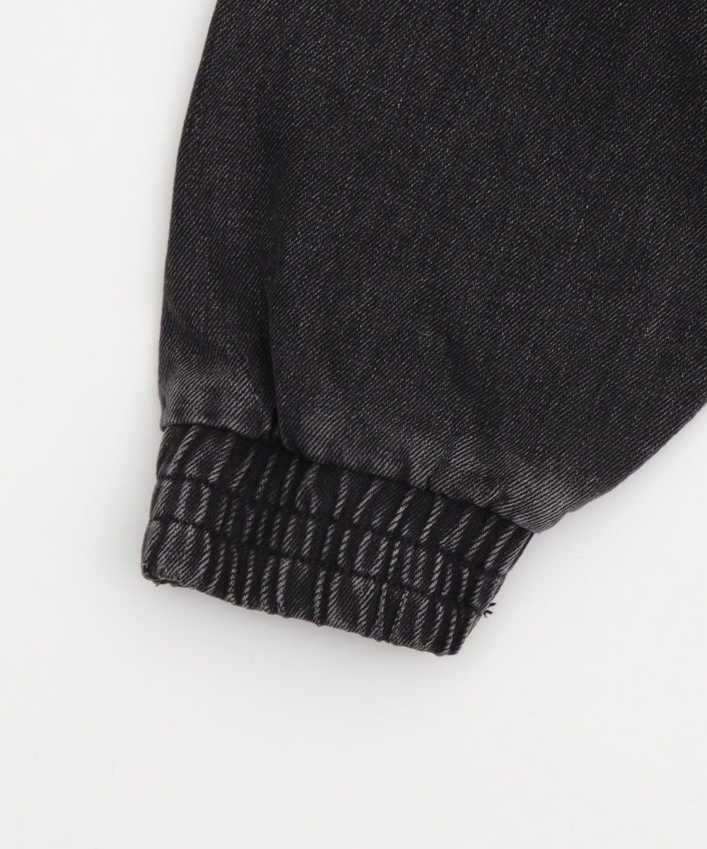 80'sライクデニムバイカーブルゾン