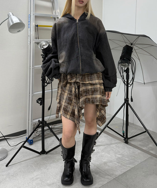 ブラック モデル：167㎝ FREE着用