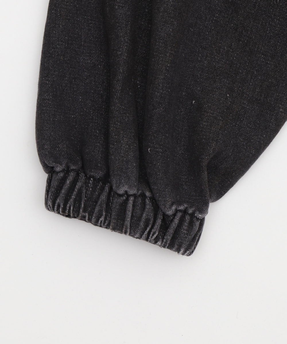 ダスティフードデニムブルゾン