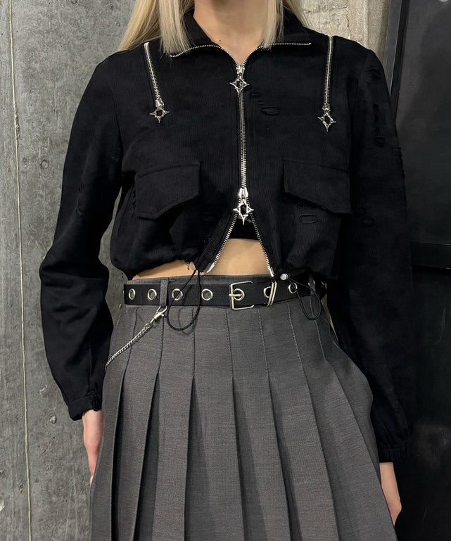 ブラック モデル：167㎝ FREE着用