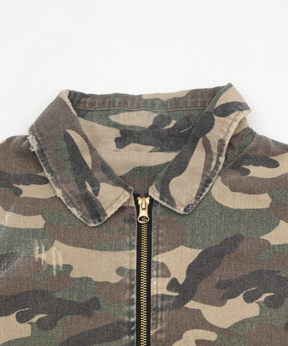 エイジドカモフラフライトジャケット